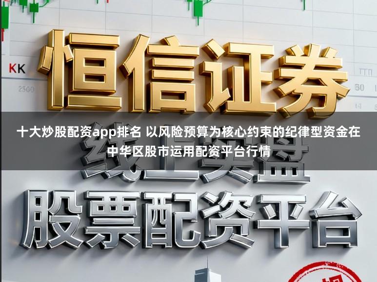 十大炒股配资app排名 以风险预算为核心约束的纪律型资金在中华区股市运用配资平台行情