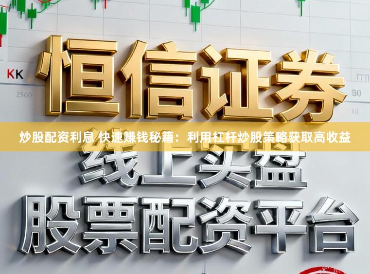 炒股配资利息 快速赚钱秘籍：利用杠杆炒股策略获取高收益