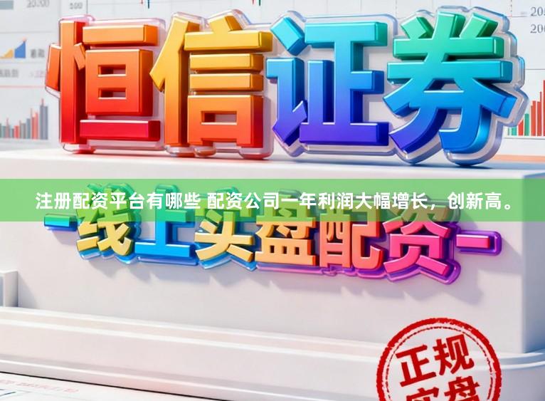 注册配资平台有哪些 配资公司一年利润大幅增长，创新高。